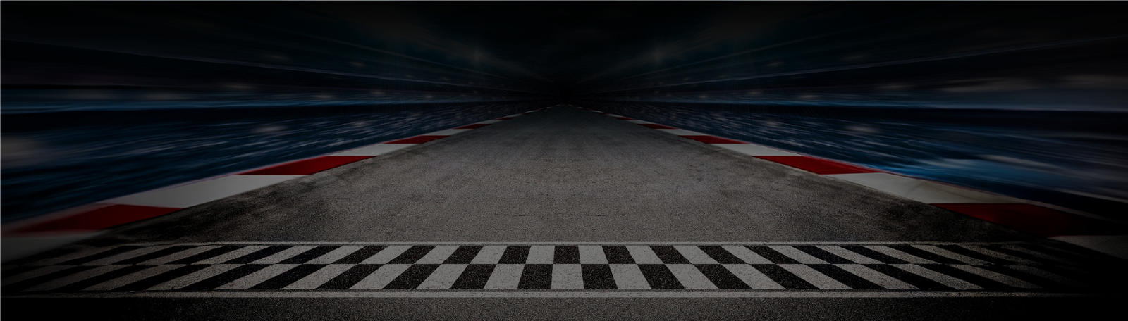 Professional kart track overview